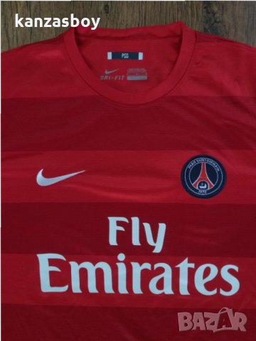 Nike Paris Saint Germain Fly Emirates - страхотна футболна тениска, снимка 9 - Тениски - 33641061