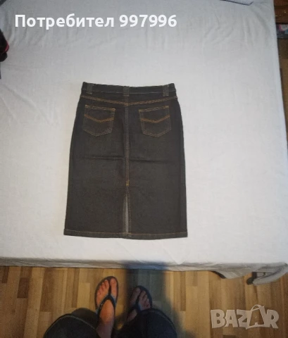 дънкова пола, снимка 8 - Поли - 50990255