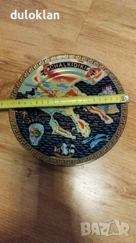 Красива чиния от Халкидики-Гърция, снимка 2 - Други ценни предмети - 53279531