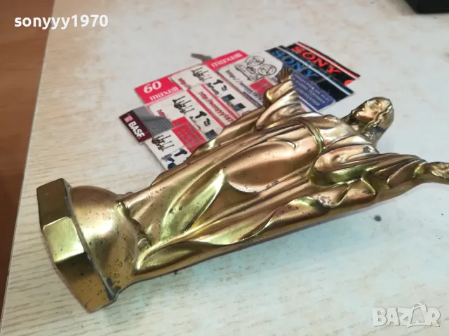 БОГ-МЕД МЕСИНГ 20Х15Х6СМ МАСИВНА ТЕЖКА ФИГУРА 2504251615