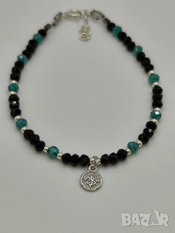 925 сребърна гривна с висулка Unik, снимка 5 - Гривни - 50313801