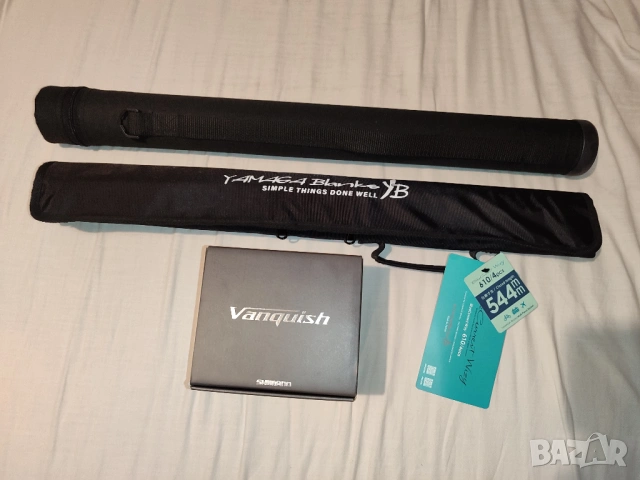 Въдица Yamaga Blanks BlueCurrent Wizy 610/4 pcs,макара Shimano 23 Vanquish C3000MHG., снимка 2 - Въдици - 53468700