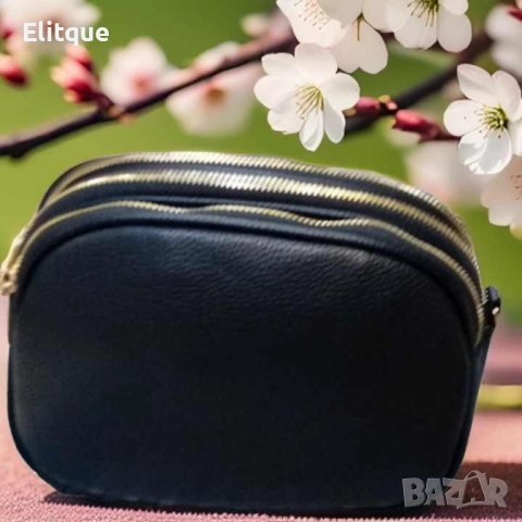 Дамска чанта с 3 прегради за през рамо, снимка 14 - Чанти - 52861386