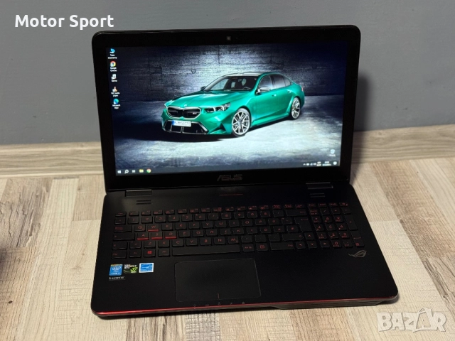 Геймърски Лаптоп Asus ROG i7/Nvidia 4GB/12RAM/SSD/1TB/15.6 FULL HD., снимка 2 - Лаптопи за игри - 51896883