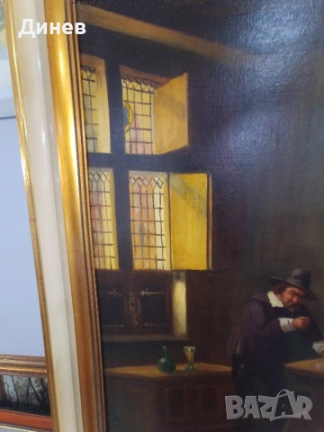 стара маслена картина, снимка 10 - Картини - 52146946