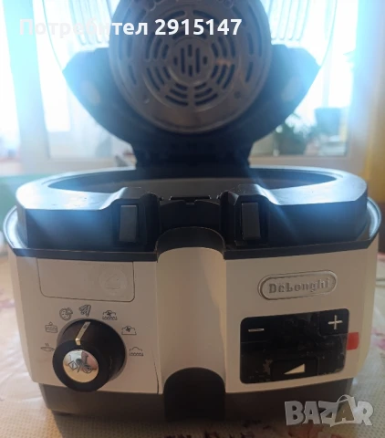 DeLonghi MULTIFRY Фритюрник с горещ въздух 2300W 1,7 кг Сребрист/черен, снимка 3 - Фритюрници - 50936733