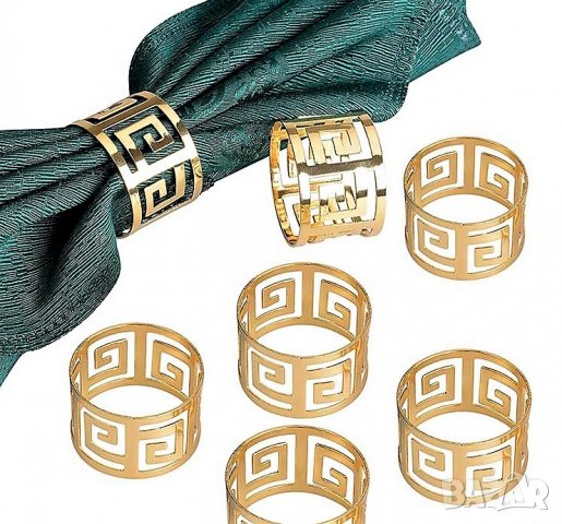 Сребърен пръстен за салфетки - 5,99, снимка 3 - Други - 35575503