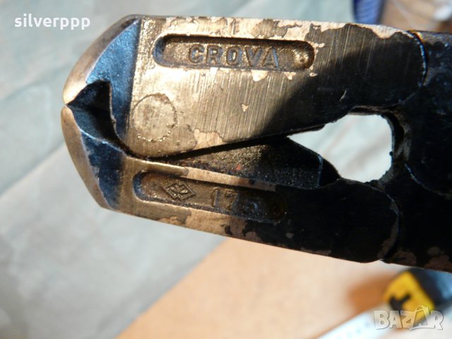  Масивни клещи резачки - CROVA , снимка 3 - Клещи - 32975971