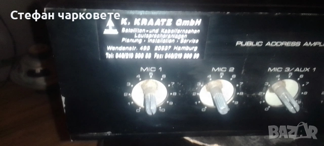 усилвател за 110 волтови тонколони , снимка 3 - Тонколони - 53286563