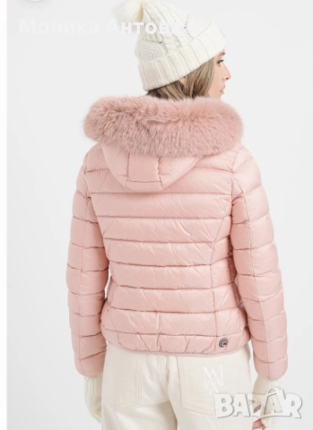 Пухено яке COLMAR , снимка 3 - Якета - 52181724