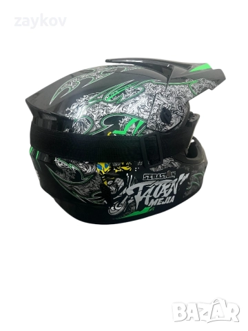 Кросова каска VIRTUE FM 218 SEBASTIAN XL, снимка 3 - Аксесоари и консумативи - 52510807