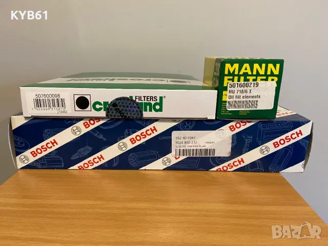 Комплект филтри-маслен,въздушен и кабин за ХОНДА АКОРД 2.2 CDTI 2006 година, снимка 2 - Аксесоари и консумативи - 48848309