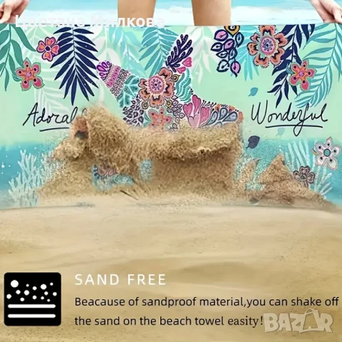 Бързо съхнеща хавлия 160/80 см., снимка 4 - Хавлиени кърпи - 50783349