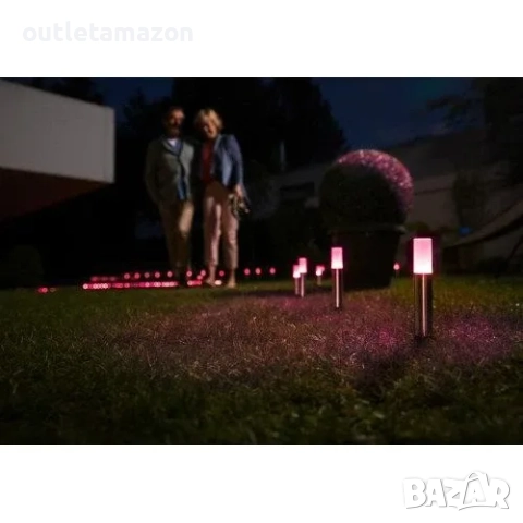 Комплект Ledvance Smart+ WiFi Garden 3 Pole смарт външна лампа от 3 части, снимка 2 - Външни лампи - 52556713