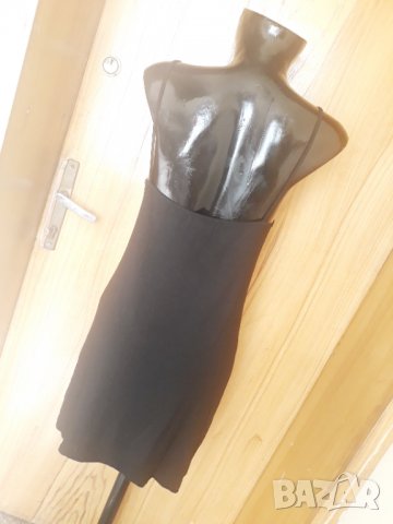 Черна къса нощница трико С/М, снимка 3 - Нощници - 33008780