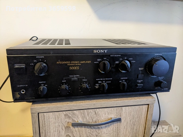 усилвател SONY TA-F500ES, снимка 5 - Ресийвъри, усилватели, смесителни пултове - 53197233