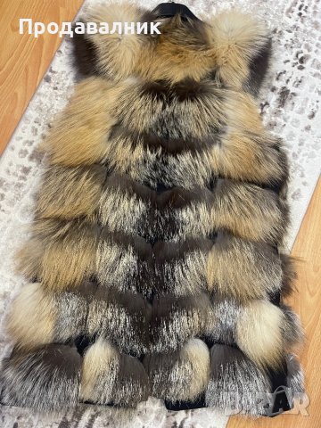 Дамски елек естествен косъм, снимка 6 - Други - 40852020