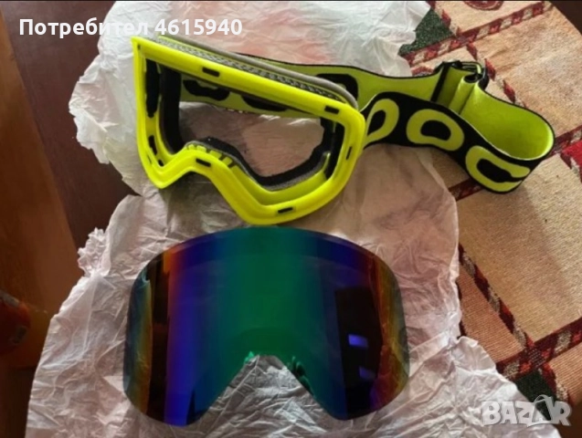 Нови очила/маска за екстремни спортове POC ПОК с магнитно захващане на плаката, снимка 2 - Зимни спортове - 52004948