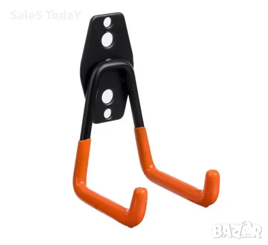 Кука за стена, Метална двойна кука за малки инструменти 6x6.5x11см , снимка 2 - Аксесоари и консумативи - 49055224