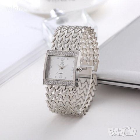 НОВ кварцов дамски часовник Wrist  Watch Crystal, снимка 2 - Дамски - 26691310