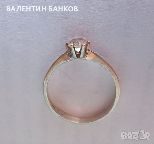 Сребърни пръстени с камъни за жени, снимка 9 - Пръстени - 43250208