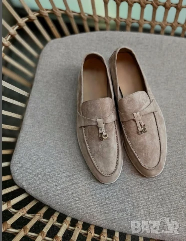 обувки от естетвен велур loro piana, снимка 2 - Дамски ежедневни обувки - 50776510