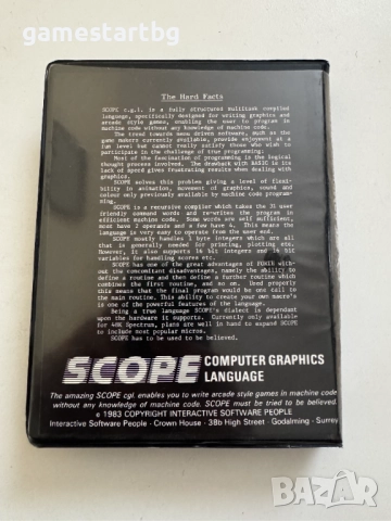 SCOPE COMPUTER GRAPHICS LANGUAGE - Spectrum 48K, снимка 2 - Други игри и конзоли - 52916122