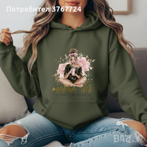 Овърсайз худи/суичър с качулка Премиум качество, ексклузивен дизайн, избор на цветове, снимка 8 - Суичъри - 52393486