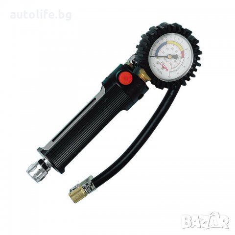 Пистолет с Манометър LAMPA.IT за Гуми 12 bar / 170 psi., снимка 1