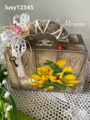 Кутия чантичка-Пролет!, снимка 3 - Декорация за дома - 50421589