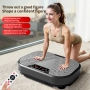 Фитнес плоча вибрационна платформа , Bluetooth функция, Дистанционно управление, еластични ленти, снимка 4