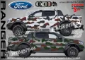 Ford Bronco SK-SJV3-F-BR Кaмуфлаж Офроуд Джип Пикап Лодка Camouflage Off-Road стикери, снимка 8