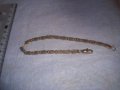 СТАРА ПОСРЕБРЕНА РЕТРО ВИНТИДЖ ГРИВНА РЯДКА ПЛЕТКА - МЕЧА СТЪПКА НЕРЪЖДАЕМА СТОМАНА 28403, снимка 3