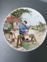 Royal Schwabap холандска колекционерска декоративна порцеланова чиния-картина/обущар, снимка 1