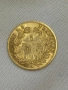 Златна монета 5 франка 1864 година, снимка 1