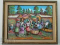 Картина"Пазар в Доминикана", снимка 1