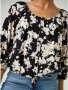 Дамска блуза на цветя George размер UK 16 , снимка 2