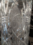Внушителна красавица - голяма, кристална ваза, височина 37см, снимка 2