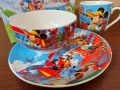 Порцеланов сервиз различни герои - Спайдърмен, Фрозен, Мак и др, снимка 2