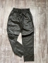 Нов елегантен естествена кожа панталон лек потур ластик на талията , снимка 1