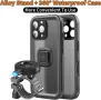 Стойка за телефон за велосипед и калъф Cozycase за iPhone 16 Pro, водоустойчиви, снимка 3
