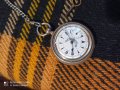 часовник сребърен Турски джобен, снимка 1 - Мъжки - 43746382