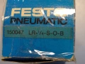 пневматичен регулатор Festo LR-1/4-S-O-B 15 0047 Pneumatic Pressure Regulator 0-10Bar, снимка 9