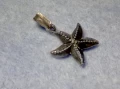 ФИГУРАЛЕН ФЕШЪН АРТ СРЕБЪРЕН ПЕНДАНТ МОРСКА ЗВЕЗДА ОКСИДИРАНО СРЕБРО 925 ПРОБА 17090, снимка 6