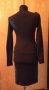 Нова зимна топла черна рокля S размер с дълъг ръкав, снимка 2