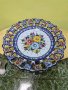 Прекрасна антикварна колекционерска португалска порцеланова чиния , снимка 1 - Чинии - 44027229