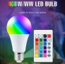 LED RGBW Цветна крушка с дистанционно  , снимка 3