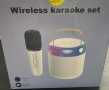 Караоке тонколона с два микрофона, снимка 1
