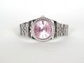 Rolex Datejust Pink Dial Diamond Bezel Часовник, снимка 3