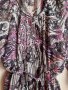 Красива, елегантна, прозрачна блуза, с три четвърти ръкав, в розова щампа , снимка 15
